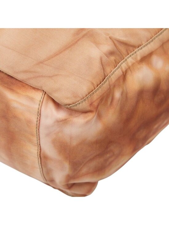 PRADA Convertible Tessuto Nylon Tote Shoulder Bag Light Brown Prada Tote Brown Nylon